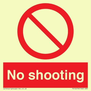 No shooting